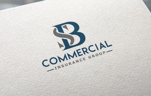 SB Commercial Insurance Group Logo on a Plain Paper